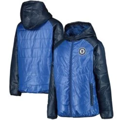 Chelsea Core Lightweight Quilted Jacket - Navy/Blue - Boys