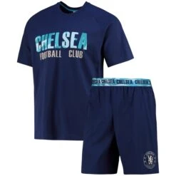 Chelsea Camo Short Pyjamas - Navy - Mens