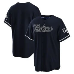 Unknown Chelsea Collegiate Baseball Shirt - Navy - Boys