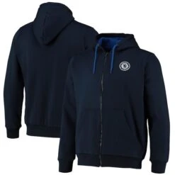 Chelsea Core Zip Through Hoody - Navy - Mens