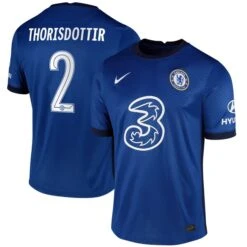 Nike Chelsea Cup Home Stadium Shirt 2020-21 With Thorisdottir 2 Printing