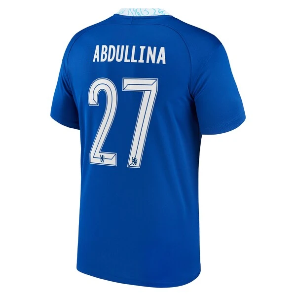 Nike Chelsea Cup Home Stadium Shirt 2022-23 - Kids With Abdullina 27 Printing 5 Nike Chelsea Cup Home Stadium Shirt 2022-23 - Kids With Abdullina 27 Printing - Image 3