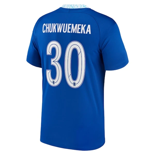 Nike Chelsea Cup Home Stadium Shirt 2022-23 - Kids With Chukwuemeka 30 Printing 5 Nike Chelsea Cup Home Stadium Shirt 2022-23 - Kids With Chukwuemeka 30 Printing - Image 3