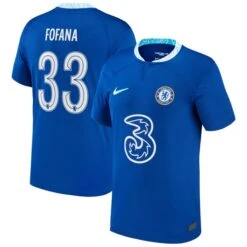 Nike Chelsea Cup Home Stadium Shirt 2022-23 - Kids With Fofana 33 Printing