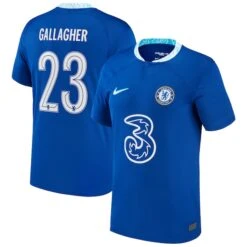Nike Chelsea Cup Home Stadium Shirt 2022-23 - Kids With Gallagher 23 Printing