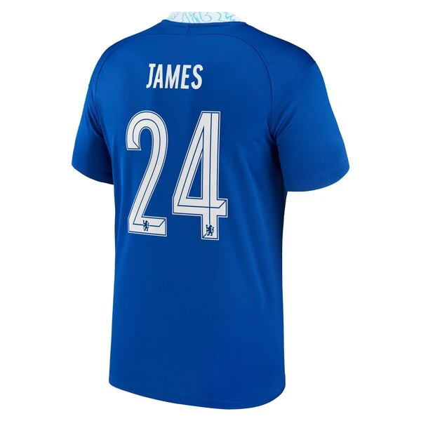 Nike Chelsea Cup Home Stadium Shirt 2022-23 - Kids With James 24 Printing 5 Nike Chelsea Cup Home Stadium Shirt 2022-23 - Kids With James 24 Printing - Image 3
