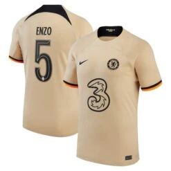 Nike Chelsea Cup Third Stadium Shirt 2022-23 - Kids With Enzo 5 Printing