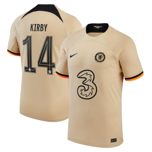 Nike Chelsea Cup Third Stadium Shirt 2022-23 - Kids With Kirby 14 Printing 3 Nike Chelsea Cup Third Stadium Shirt 2022-23 - Kids With Kirby 14 Printing