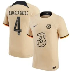 Nike Chelsea Cup Third Vapor Match Shirt 2022-23 With B.Badiashile 4 Printing
