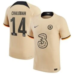 Nike Chelsea Cup Third Vapor Match Shirt 2022-23 With Chalobah 14 Printing