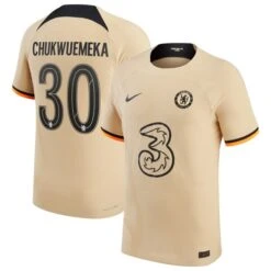 Nike Chelsea Cup Third Vapor Match Shirt 2022-23 With Chukwuemeka 30 Printing