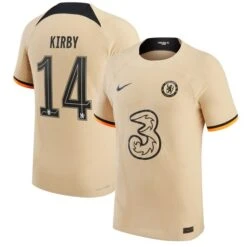Nike Chelsea Cup Third Vapor Match Shirt 2022-23 With Kirby 14 Printing