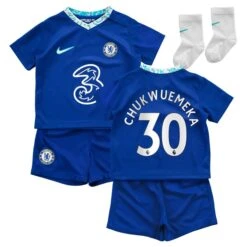 Nike Chelsea Home Stadium Kit 2022-23 - Infants With Chukwuemeka 30 Printing