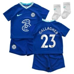 Nike Chelsea Home Stadium Kit 2022-23 - Infants With Gallagher 23 Printing