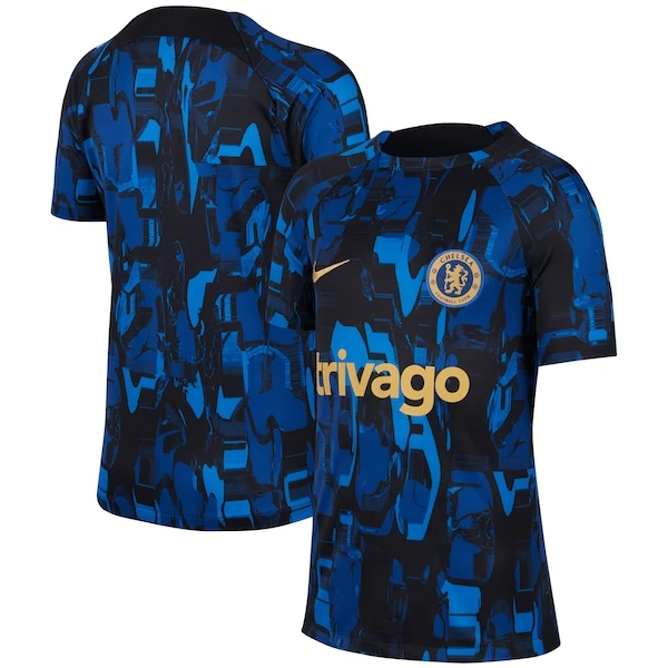 Chelsea Nike Academy Pro Pre Match Top - Blue - Kids 4 Chelsea Nike Academy Pro Pre Match Top - Blue - Kids - Image 2
