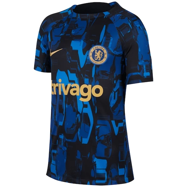 Chelsea Nike Academy Pro Pre Match Top - Blue - Kids 5 Chelsea Nike Academy Pro Pre Match Top - Blue - Kids - Image 3