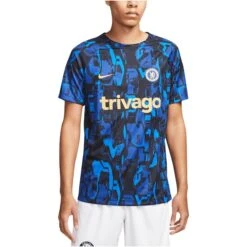 Chelsea Nike Academy Pro Pre Match Top - Blue