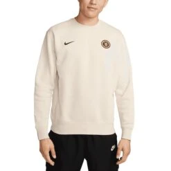 Chelsea Nike Club Crew Sweatshirt - Beige