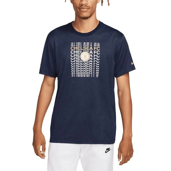 Chelsea Nike Repeat T-Shirt - Navy 4 Chelsea Nike Repeat T-Shirt - Navy - Image 2