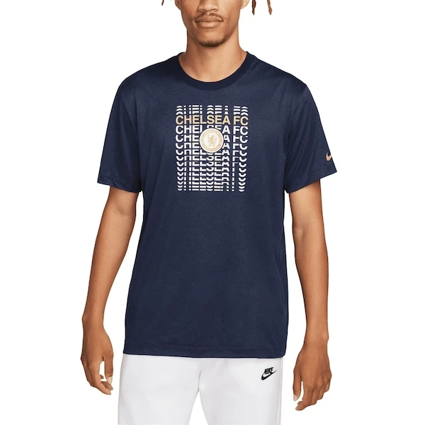 Chelsea Nike Repeat T-Shirt - Navy 3 Chelsea Nike Repeat T-Shirt - Navy