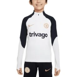 Chelsea Nike Strike Drill Top - White - Kids