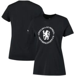 Nike Chelsea Nothing Stops Us T-Shirt - Black - Womens