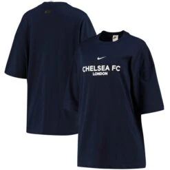 Chelsea Oversized T-Shirt - Navy - Womens