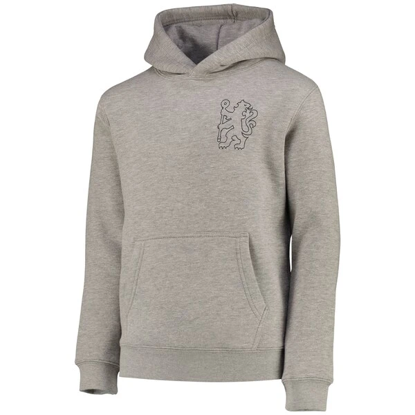 Chelsea Pride Of London Hoodie - Grey Marl - Girls 3 Chelsea Pride Of London Hoodie - Grey Marl - Girls - Image 2