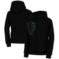 Chelsea Pride Of London Zip Through Hoodie - Black - Boys