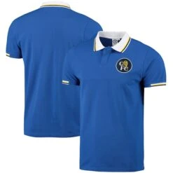 Chelsea Retro 98 Tipped Polo - Blue- Mens