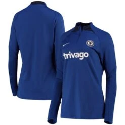 Nike Chelsea Strike Drill Top - Blue - Womens