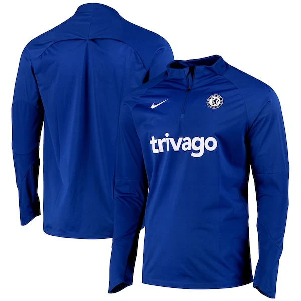 Nike Chelsea Strike Drill Top Thermal - Blue 3 Nike Chelsea Strike Drill Top Thermal - Blue