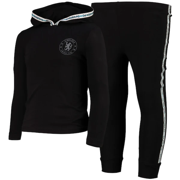 Chelsea Tape Long Pyjamas - Black - Boys 3 Chelsea Tape Long Pyjamas - Black - Boys