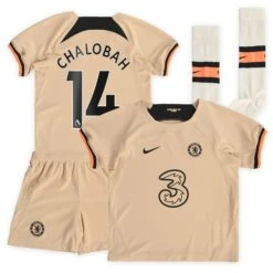 Nike Chelsea Third Stadium Kit 2022-23 - Little Kids With Chalobah 14 Printing