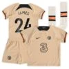 Nike Chelsea Third Stadium Kit 2022-23 - Little Kids With James 24 Printing