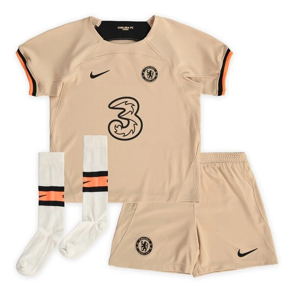 Nike Chelsea Third Stadium Kit 2022-23 - Little Kids With Mudryk 15 Printing 4 Nike Chelsea Third Stadium Kit 2022-23 - Little Kids With Mudryk 15 Printing - Image 2