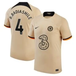 Nike Chelsea Third Stadium Shirt 2022-23 - Kids With B.Badiashile 4 Printing