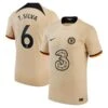 Nike Chelsea Third Stadium Shirt 2022-23 - Kids With T. Silva 6 Printing