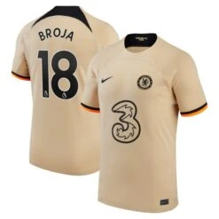 Nike Chelsea Third Stadium Shirt 2022-23 With Broja 18 Printing