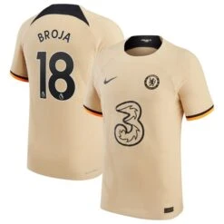 Nike Chelsea Third Vapor Match Shirt 2022-23 With Broja 18 Printing