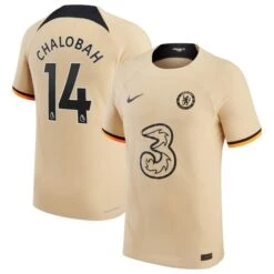 Nike Chelsea Third Vapor Match Shirt 2022-23 With Chalobah 14 Printing