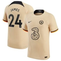 Nike Chelsea Third Vapor Match Shirt 2022-23 With James 24 Printing