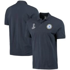 Chelsea UEFA Champions League Polo - Navy - Mens