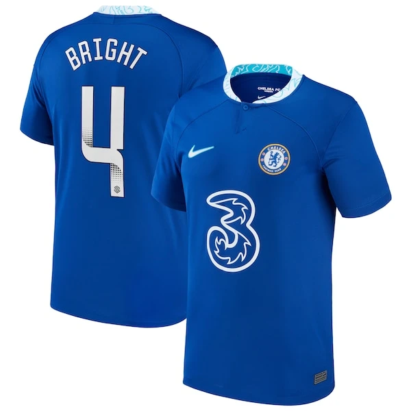 Nike Chelsea WSL Home Stadium Shirt 2022-23 - Kids With Bright 4 Printing 3 Nike Chelsea WSL Home Stadium Shirt 2022-23 - Kids With Bright 4 Printing
