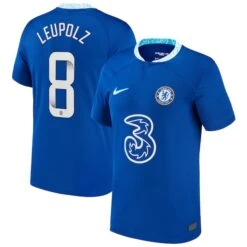 Nike Chelsea WSL Home Stadium Shirt 2022-23 - Kids With Leupolz 8 Printing