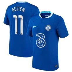Nike Chelsea WSL Home Stadium Shirt 2022-23 - Kids With Reiten 11 Printing