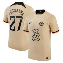 Nike Chelsea WSL Third Stadium Shirt 2022-23 - Kids With Abdullina 27 Printing