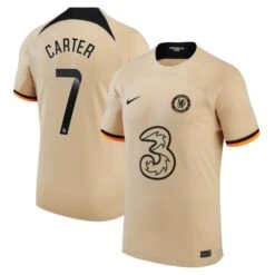 Nike Chelsea WSL Third Stadium Shirt 2022-23 - Kids With Carter 7 Printing