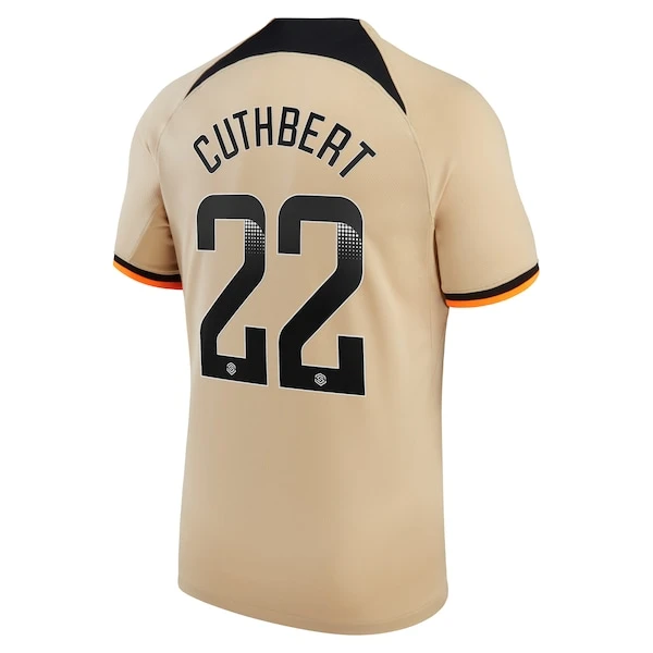 Nike Chelsea WSL Third Stadium Shirt 2022-23 - Kids With Cuthbert 22 Printing 5 Nike Chelsea WSL Third Stadium Shirt 2022-23 - Kids With Cuthbert 22 Printing - Image 3