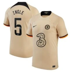 Nike Chelsea WSL Third Stadium Shirt 2022-23 - Kids With Ingle 5 Printing